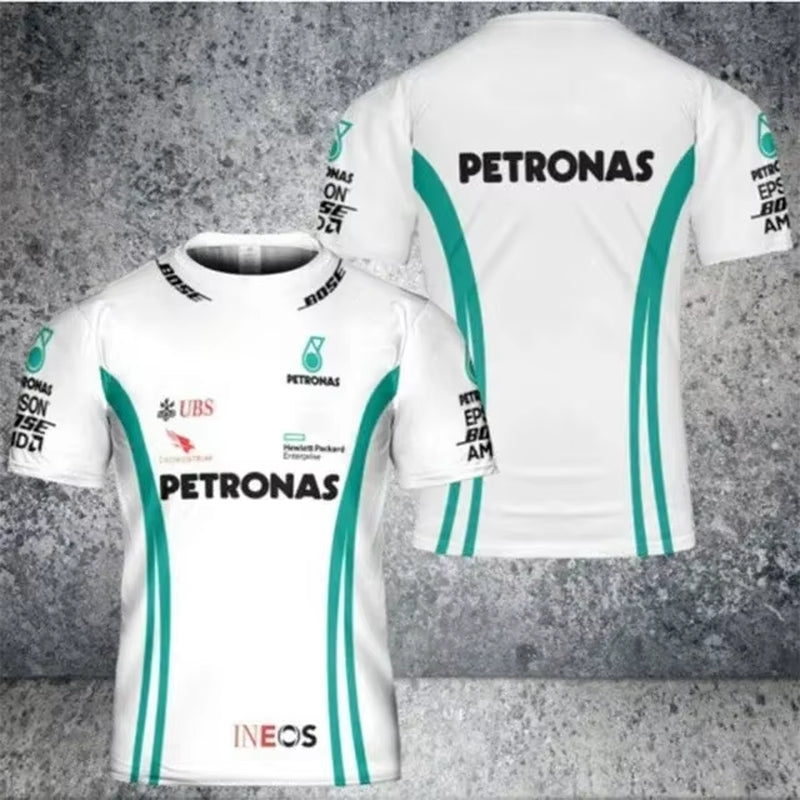 F1 Team Cross-Country Racing Jersey Extreme Sports Outdoor Sports Short Sleeve T-Shirt Oversized Tops Summer Quick-Drying Tee