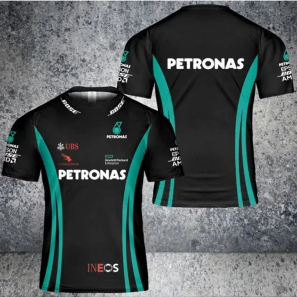 F1 Team Cross-Country Racing Jersey Extreme Sports Outdoor Sports Short Sleeve T-Shirt Oversized Tops Summer Quick-Drying Tee