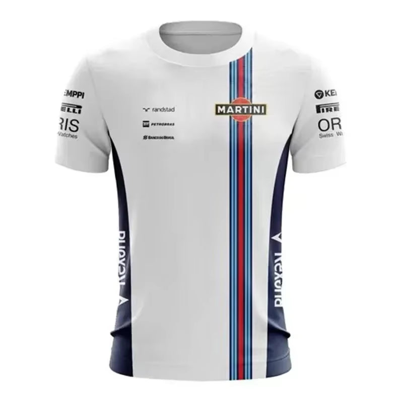 F1 Team Cross-Country Racing Jersey Extreme Sports Outdoor Sports Short Sleeve T-Shirt Oversized Tops Summer Quick-Drying Tee
