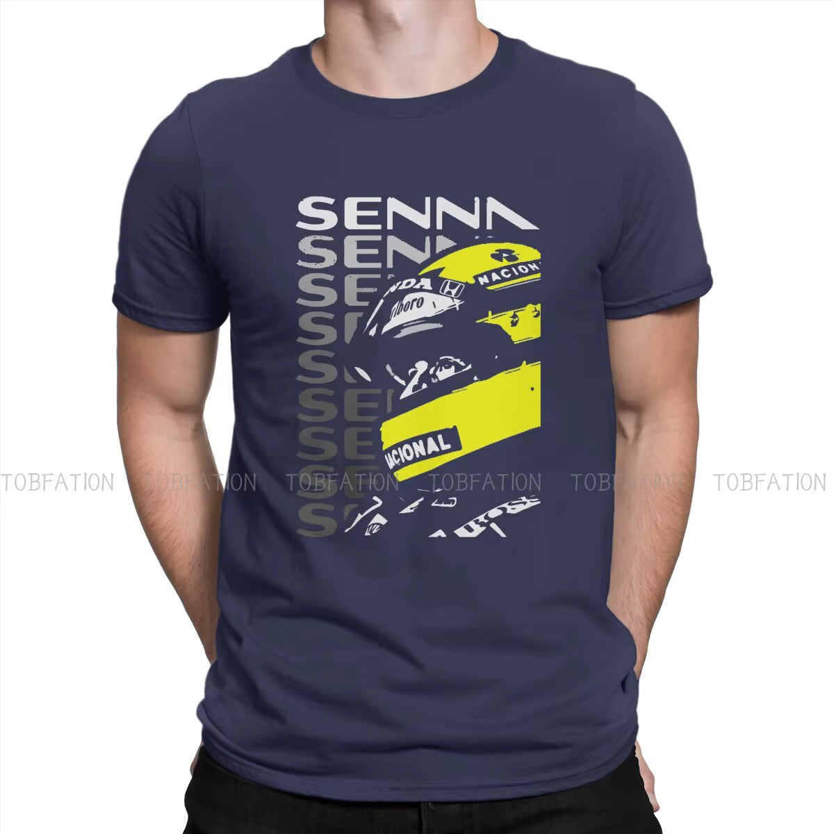 Hip Hop Tshirt Ayrton Senna F1 Race Raer Printing Streetwear Leisure T Shirt Men Short Sleeve Unique Gift Clothes