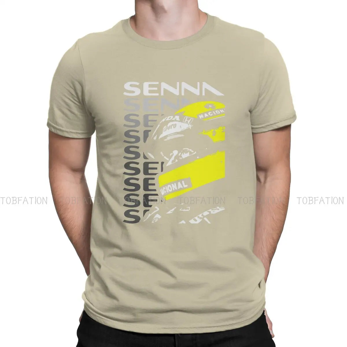 Hip Hop Tshirt Ayrton Senna F1 Race Raer Printing Streetwear Leisure T Shirt Men Short Sleeve Unique Gift Clothes