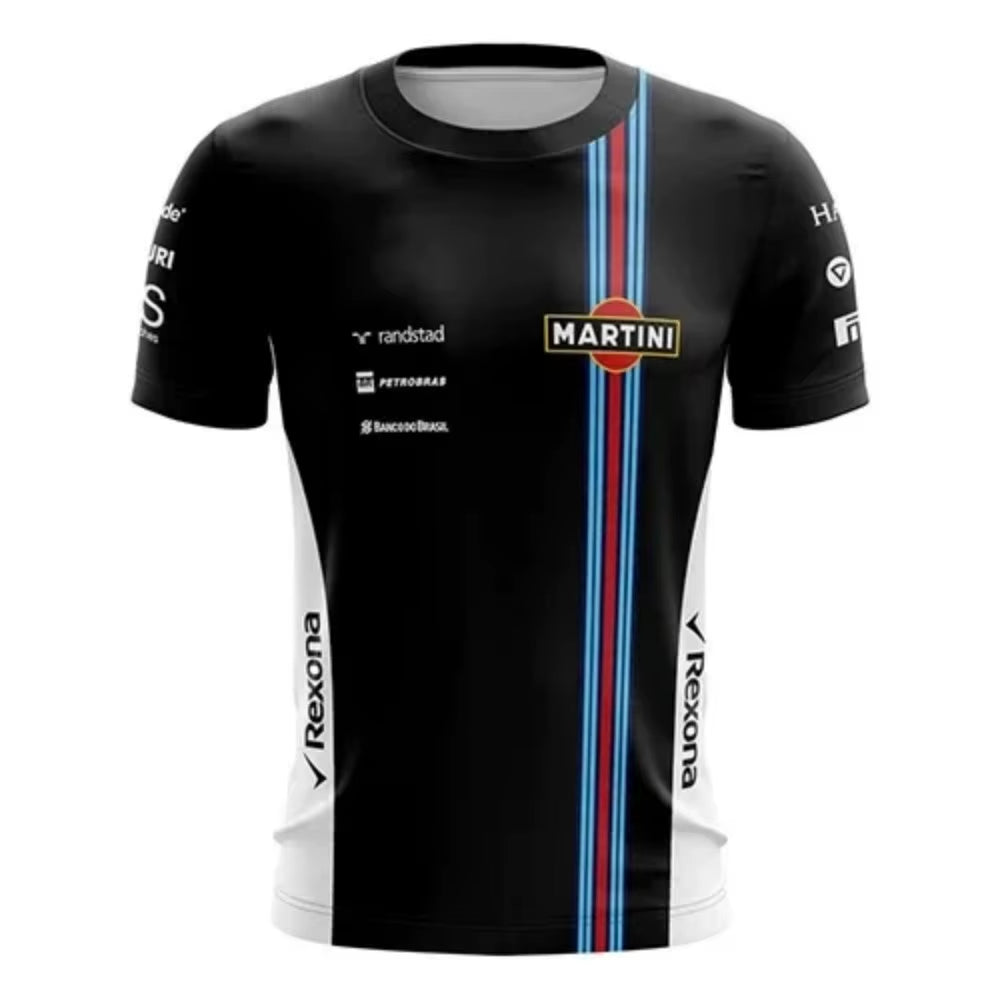 F1 Team Cross-Country Racing Jersey Extreme Sports Outdoor Sports Short Sleeve T-Shirt Oversized Tops Summer Quick-Drying Tee