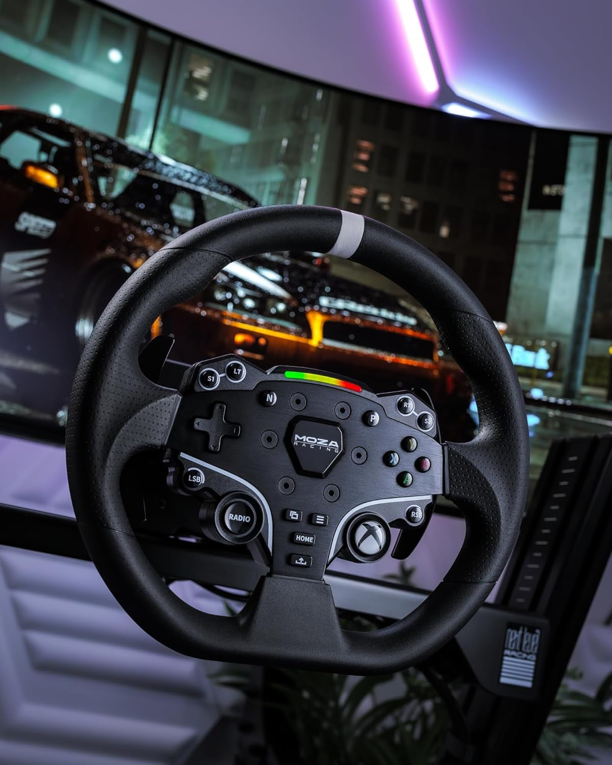 ESX Steering Wheel for PC & Xbox Universal 11 Inches Alloy Material Racing Game Controller,Officially Licensed by Microsoft