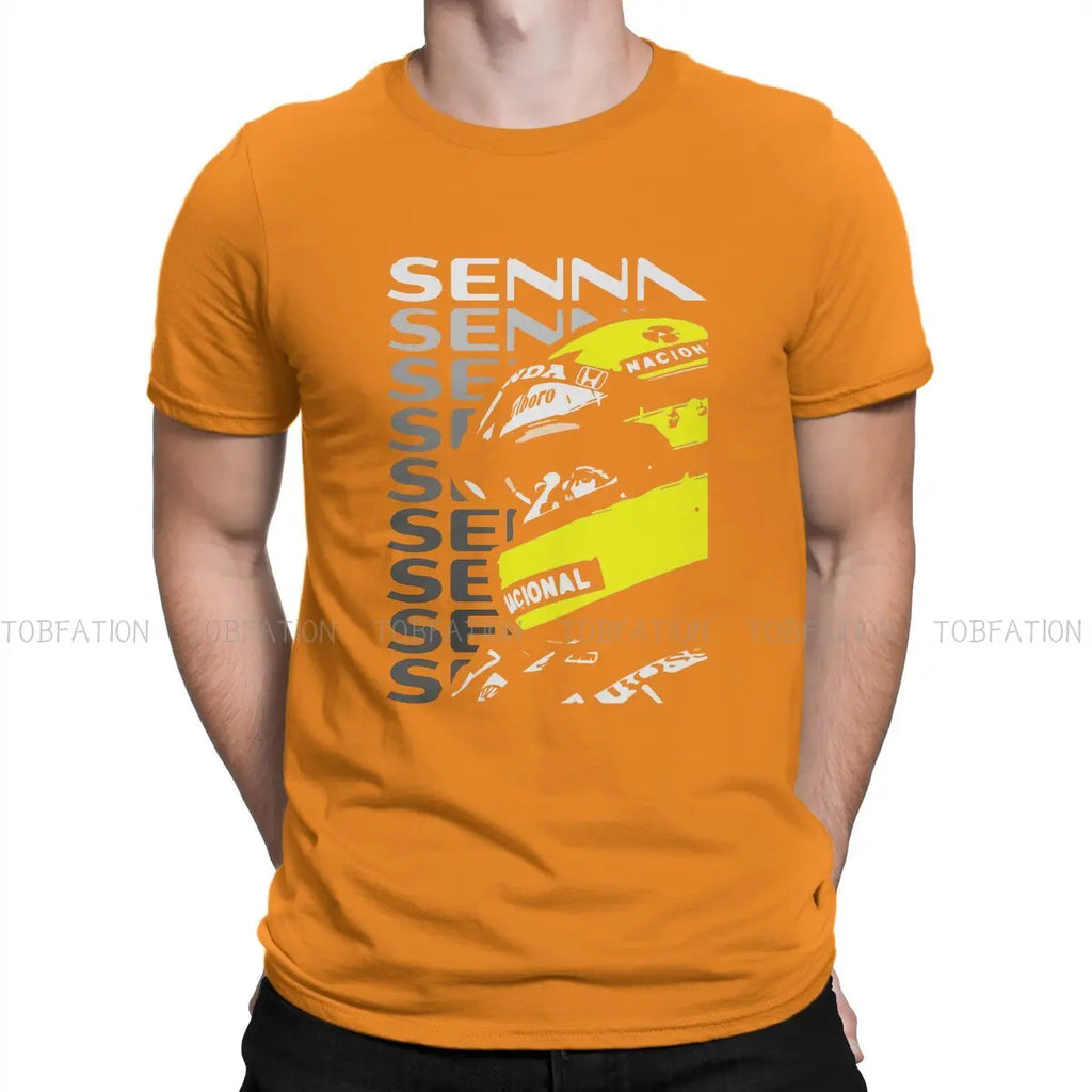 Hip Hop Tshirt Ayrton Senna F1 Race Raer Printing Streetwear Leisure T Shirt Men Short Sleeve Unique Gift Clothes