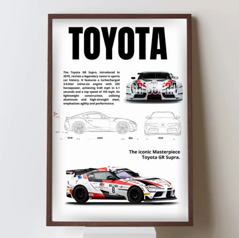 Complete Set of Famous Car 911 Canvas Poster DB11, F40, Wall Art Deco Mural Modern Home Bedroom Room Decoration Gift Unframed