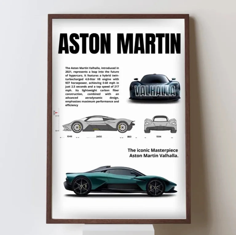 Complete Set of Famous Car 911 Canvas Poster DB11, F40, Wall Art Deco Mural Modern Home Bedroom Room Decoration Gift Unframed