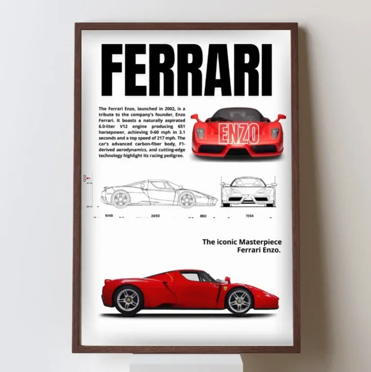 Complete Set of Famous Car 911 Canvas Poster DB11, F40, Wall Art Deco Mural Modern Home Bedroom Room Decoration Gift Unframed