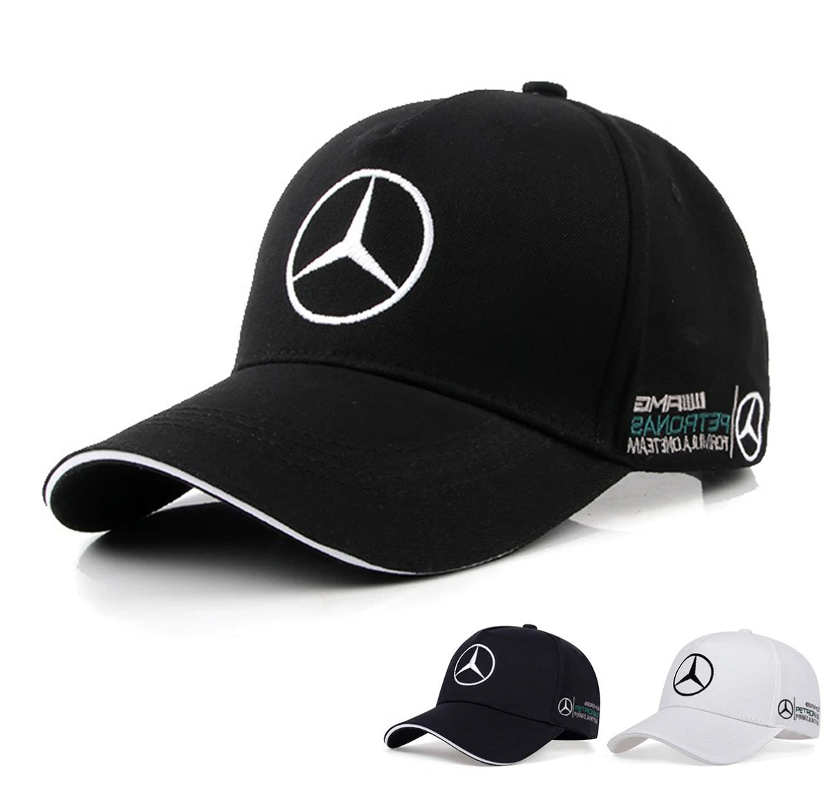 Mercedes Benz Embroidered Car Sport Baseball Adjustable Leisure Cap for Mercedes Benz a C E S G Class GLC CLE CLA GLB GLS W177