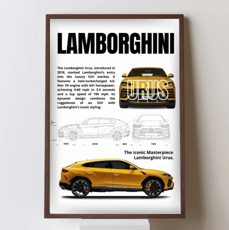 Complete Set of Famous Car 911 Canvas Poster DB11, F40, Wall Art Deco Mural Modern Home Bedroom Room Decoration Gift Unframed