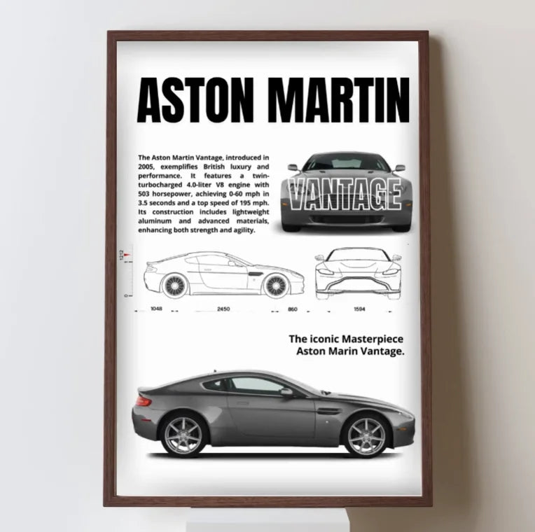 Complete Set of Famous Car 911 Canvas Poster DB11, F40, Wall Art Deco Mural Modern Home Bedroom Room Decoration Gift Unframed