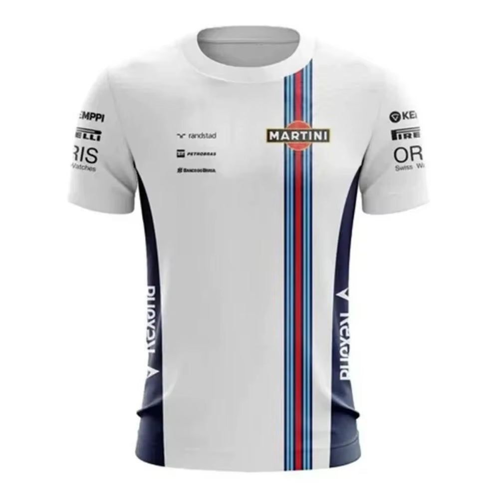 F1 Team Cross-Country Racing Jersey Extreme Sports Outdoor Sports Short Sleeve T-Shirt Oversized Tops Summer Quick-Drying Tee