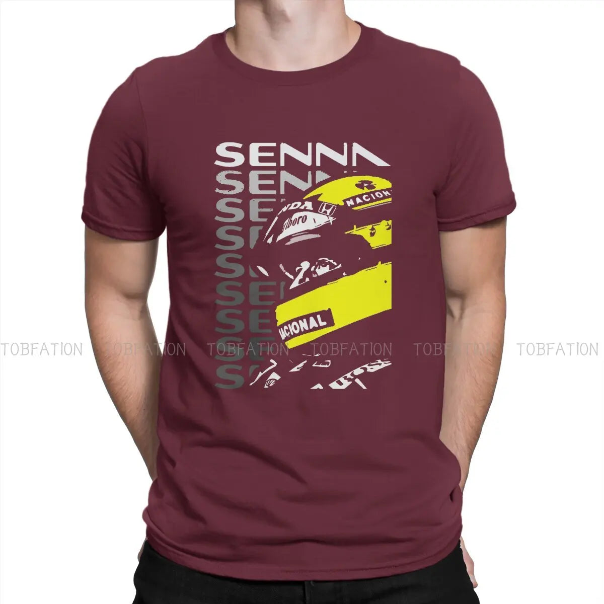 Hip Hop Tshirt Ayrton Senna F1 Race Raer Printing Streetwear Leisure T Shirt Men Short Sleeve Unique Gift Clothes