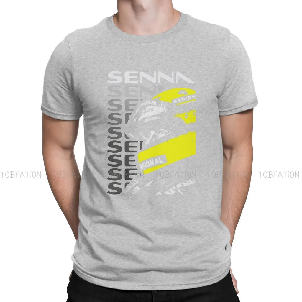 Hip Hop Tshirt Ayrton Senna F1 Race Raer Printing Streetwear Leisure T Shirt Men Short Sleeve Unique Gift Clothes