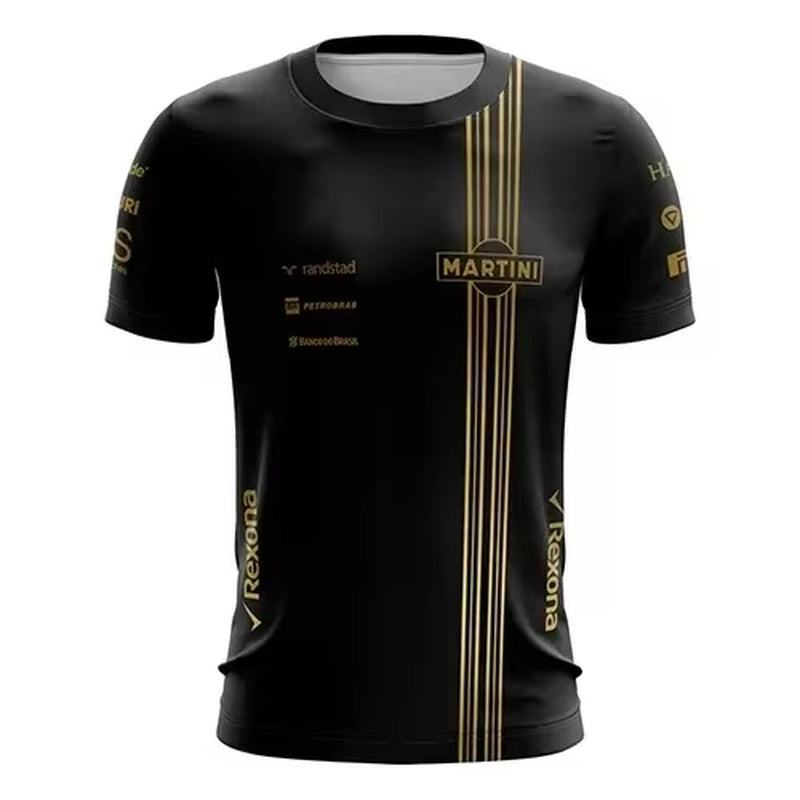 F1 Team Cross-Country Racing Jersey Extreme Sports Outdoor Sports Short Sleeve T-Shirt Oversized Tops Summer Quick-Drying Tee