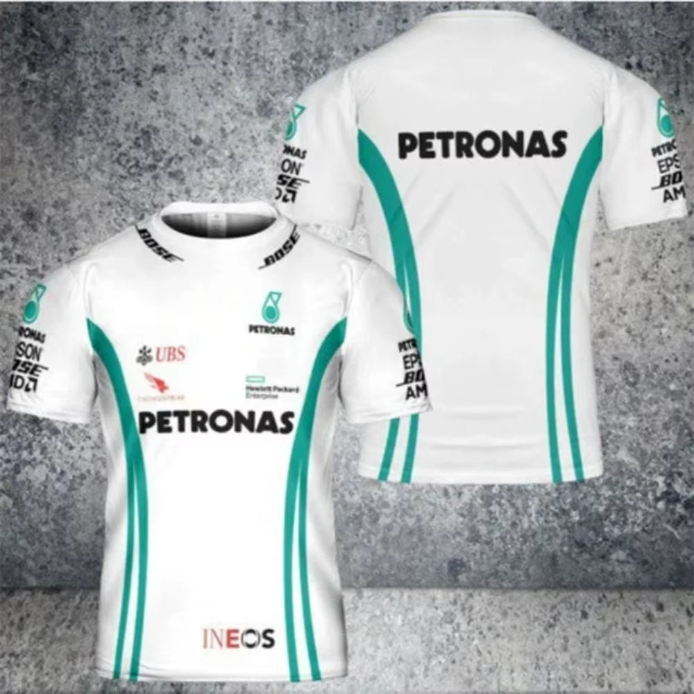 F1 Team Cross-Country Racing Jersey Extreme Sports Outdoor Sports Short Sleeve T-Shirt Oversized Tops Summer Quick-Drying Tee