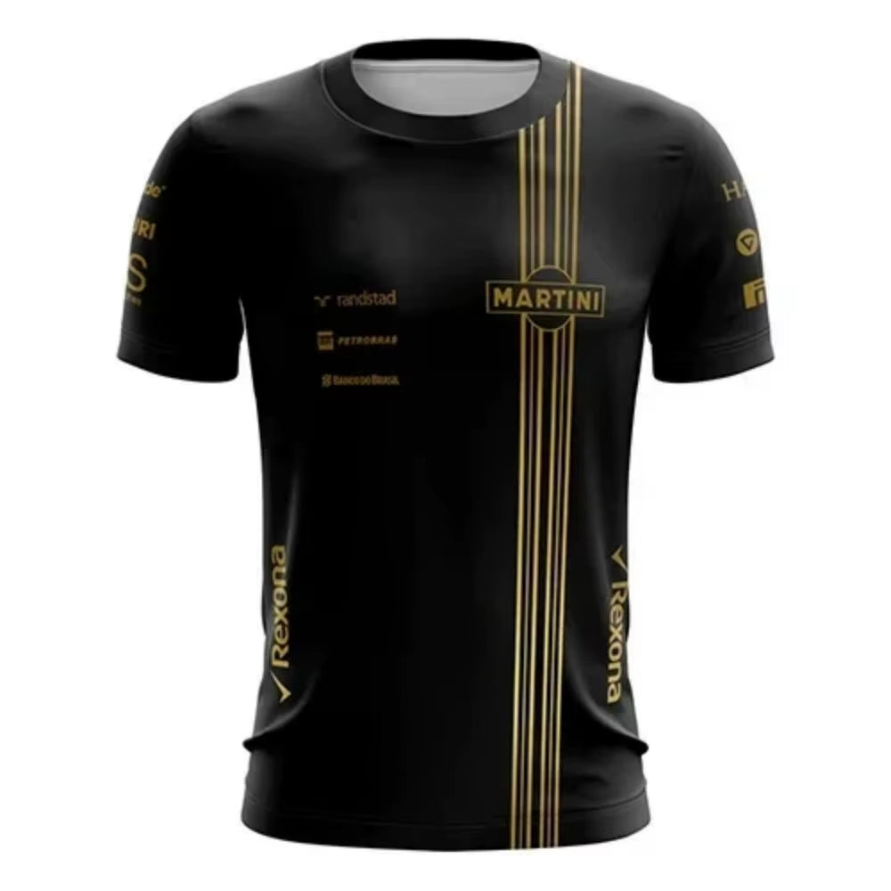 F1 Team Cross-Country Racing Jersey Extreme Sports Outdoor Sports Short Sleeve T-Shirt Oversized Tops Summer Quick-Drying Tee